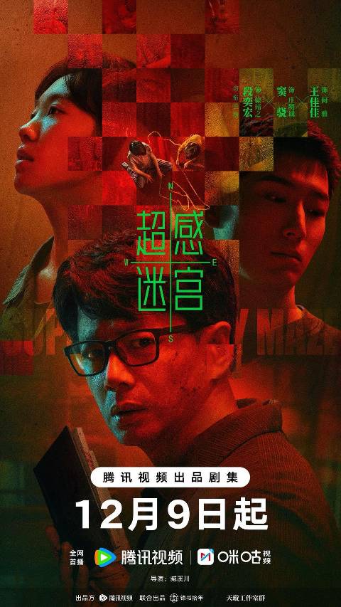 alt="电视剧《超感迷宫》(2025)宣传海报,呈现段奕宏与窦骁正邪对峙,展现双雄博弈下善恶镜像的人性迷宫氛围。"