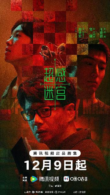 alt="电视剧《超感迷宫》(2025)宣传海报,呈现徐靖之(段奕宏 饰)与庄明诚(窦骁 饰)在迷宫般的城市光影中对峙的剪影,展现双雄博弈与人性迷局的悬疑犯罪氛围。"